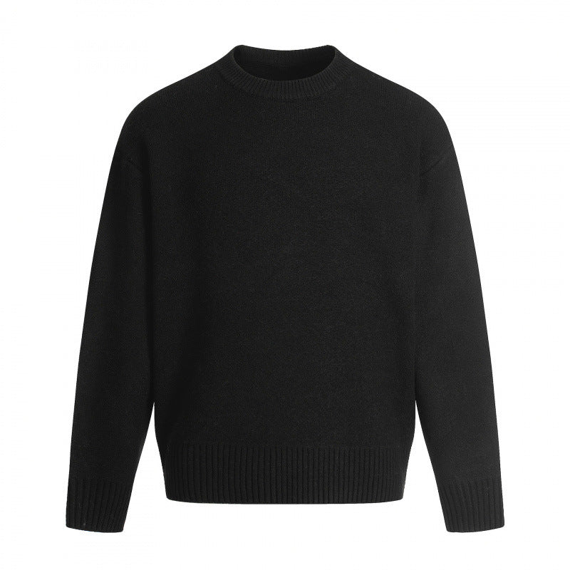 Unisex Oversize-Feinstrickpullover mit Rundhals, verkürztem Saum und Raglanärmeln Nord Taschen
