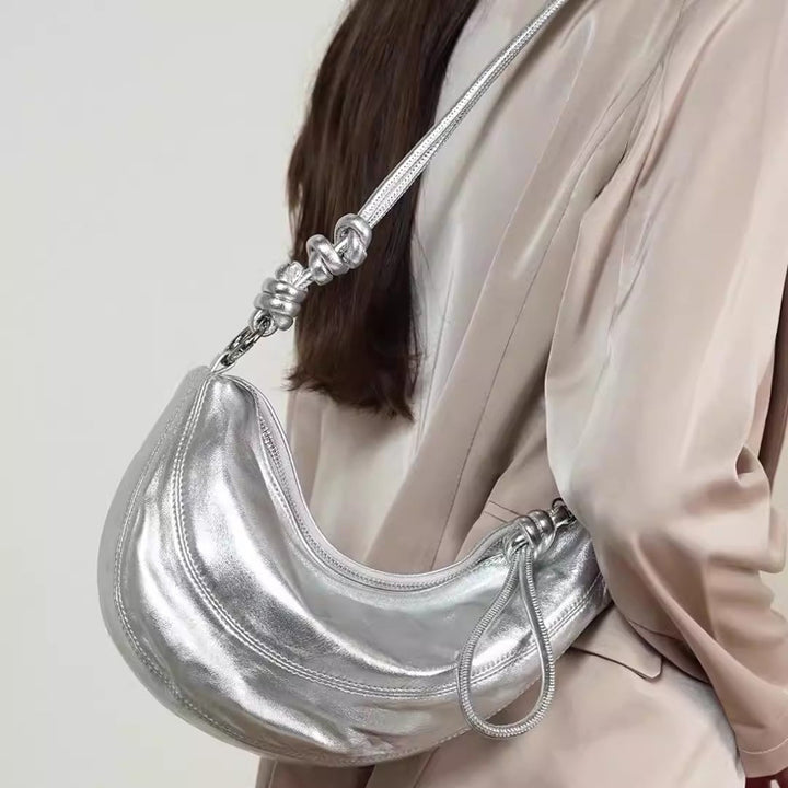 Damen Hobo-Tasche mit elegantem geschwungenem Design und verstellbarem Schulterriemen Nord Taschen