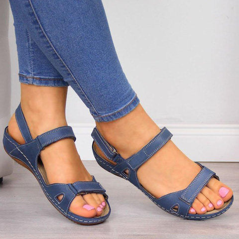 Damen Sportliche Sandalen mit verstellbaren Riemen und ergonomischem Fußbett