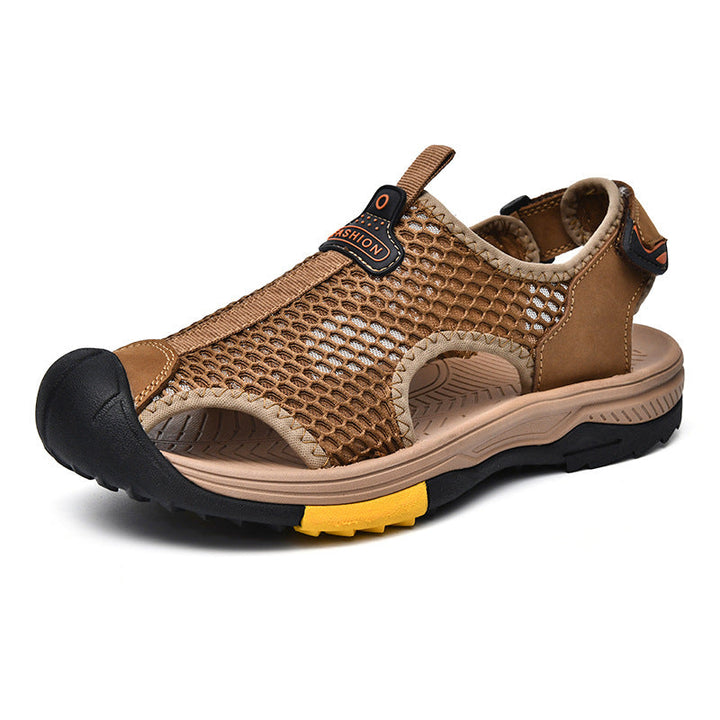 Herren Atmungsaktive Outdoor-Sandalen mit rutschfester Sohle und verstellbarem Riemen