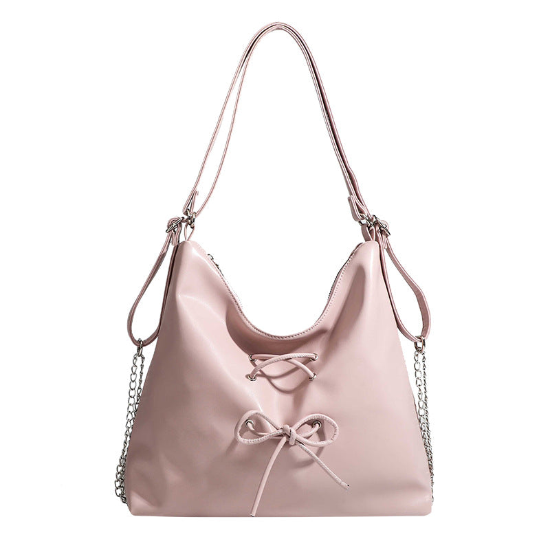 Damen Hobo-Tasche mit verspieltem Kordelzug und metallischen Akzenten Nord Taschen