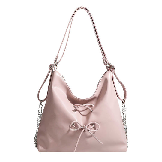 Damen Hobo-Tasche mit verspieltem Kordelzug und metallischen Akzenten Nord Taschen