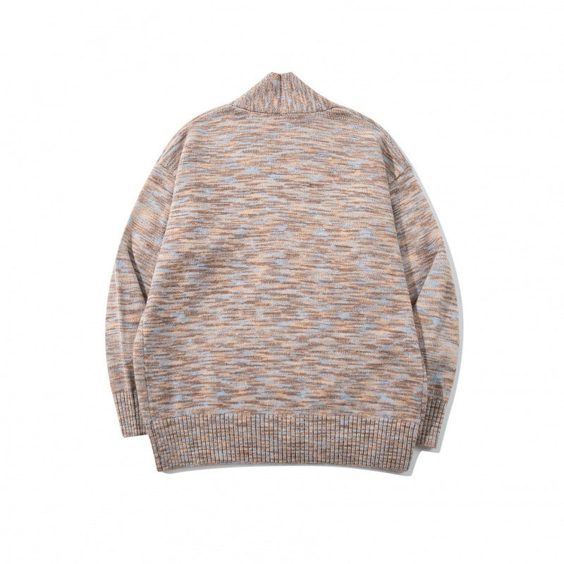 Unisex Boxy-Strickcardigan mit asymmetrischer Knopfleiste und breit geripptem Saum Nord Taschen