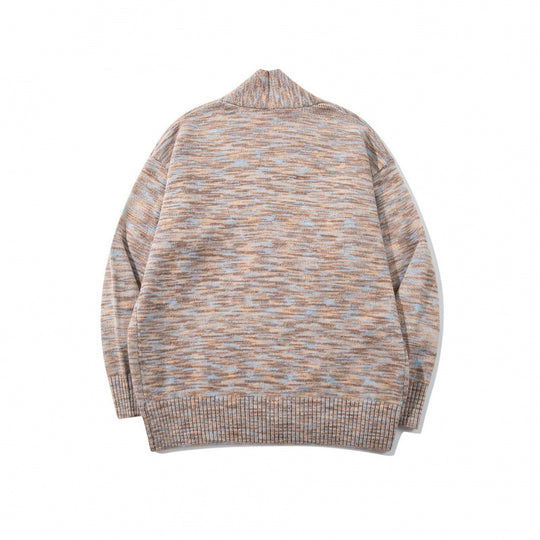 Unisex Boxy-Strickcardigan mit asymmetrischer Knopfleiste und breit geripptem Saum Nord Taschen