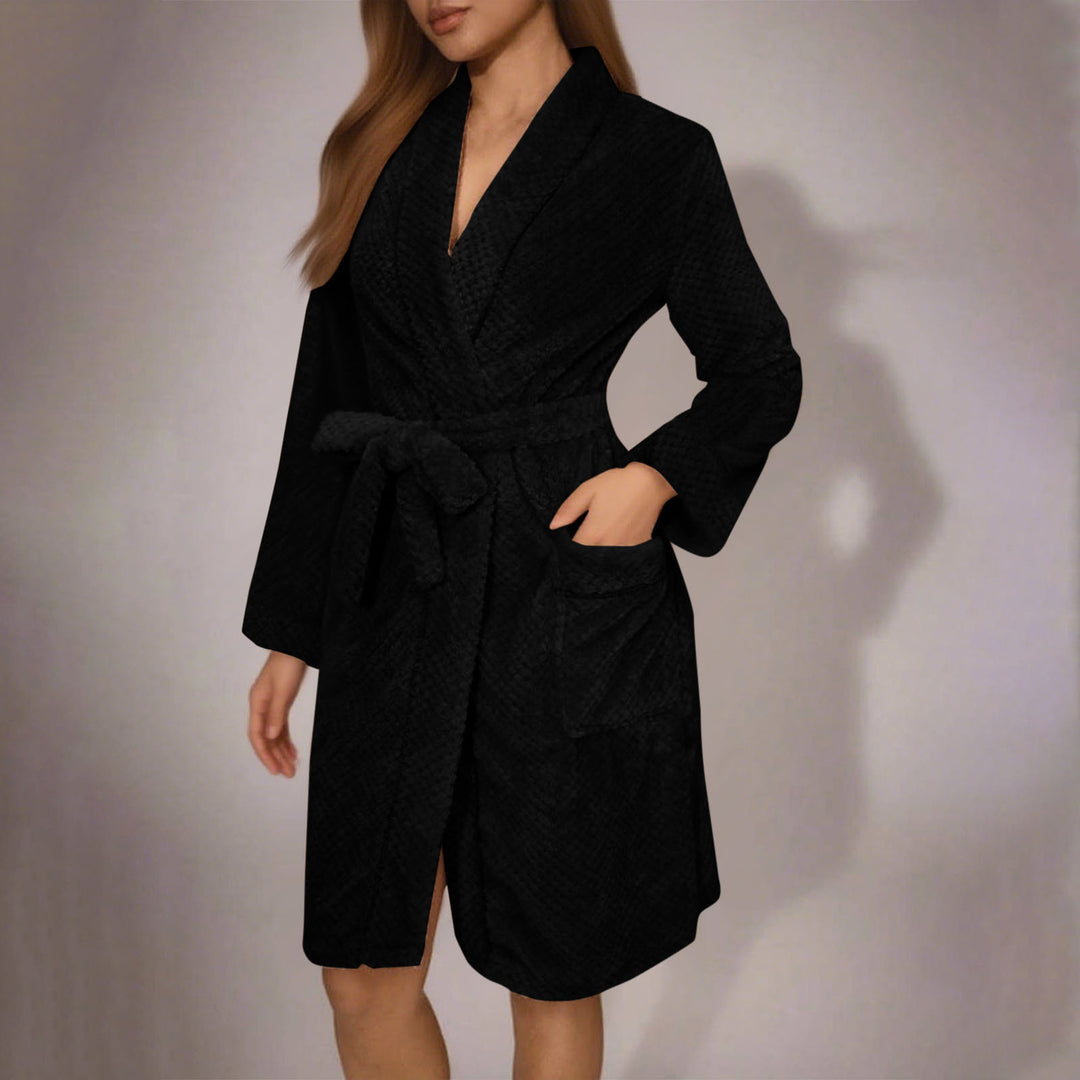 Kuscheliger Damen Bademantel
