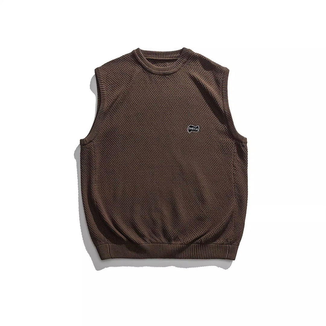 Herren Modischer ärmelloser Pullover Nord Taschen