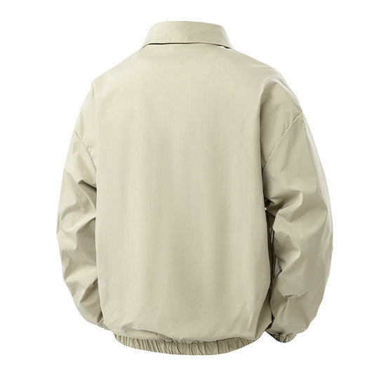 Herren Leichte Utility-Coachjacke mit Druckknopfverschluss, Ärmel-Reißverschluss & elastischem Saum Nord Taschen