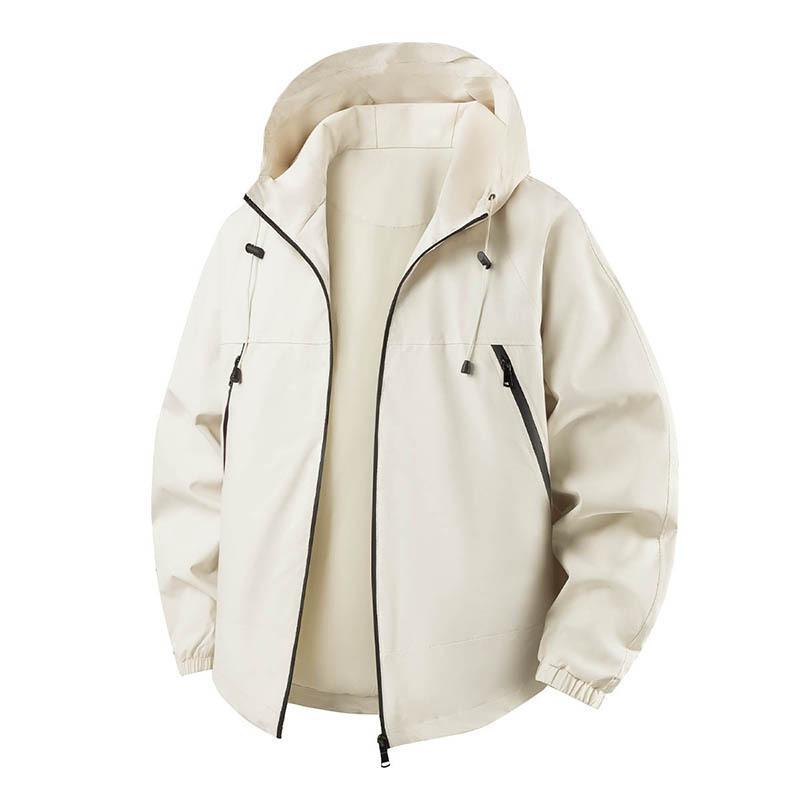 Herren Leichte Outdoorjacke mit verstellbarer Kapuze Nord Taschen