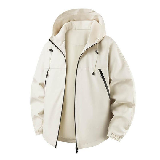 Herren Leichte Outdoorjacke mit verstellbarer Kapuze Nord Taschen