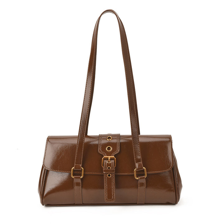 Damen elegante Handtasche mit strukturiertem Verschluss Nord Taschen