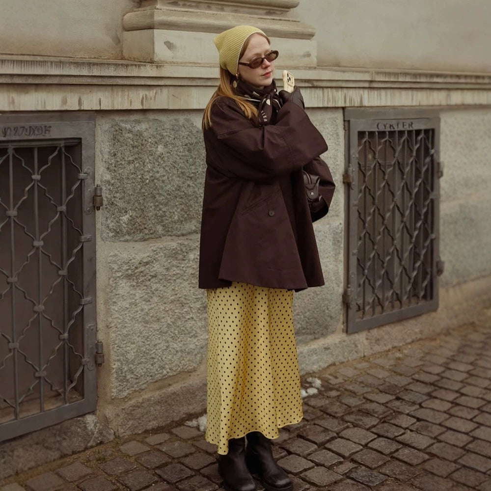 Damen Oversize Übergangsjacke mit Boxy-Schnitt und großen Eingrifftaschen Nord Taschen
