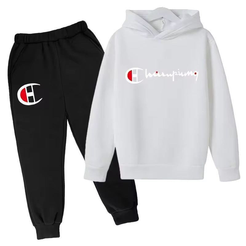 Unisex Kapuzenpullover mit Jogginghose Freizeitset Nord Taschen