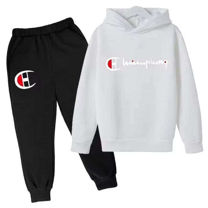 Unisex Kapuzenpullover mit Jogginghose Freizeitset Nord Taschen