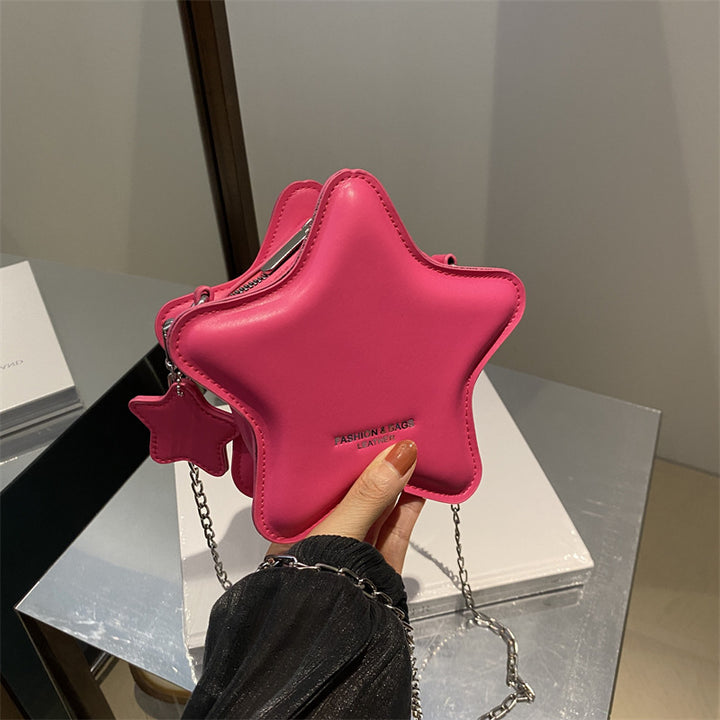 Damen Umhängetasche im schimmernden Sternendesign Nord Taschen