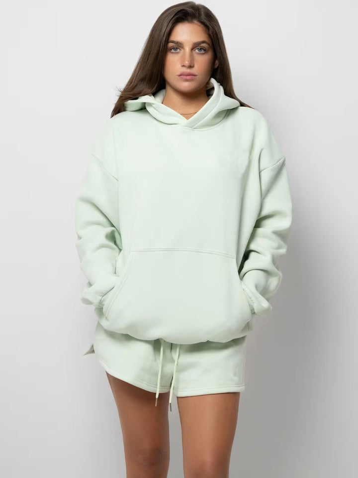Damen Sportliche Sweatshorts mit elastischem Bund  Nord Taschen