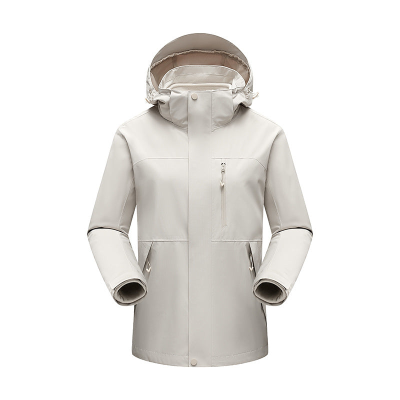 Herren Wasserabweisender Winterparka mit abnehmbarer Kapuze und getapten Nähten Nord Taschen