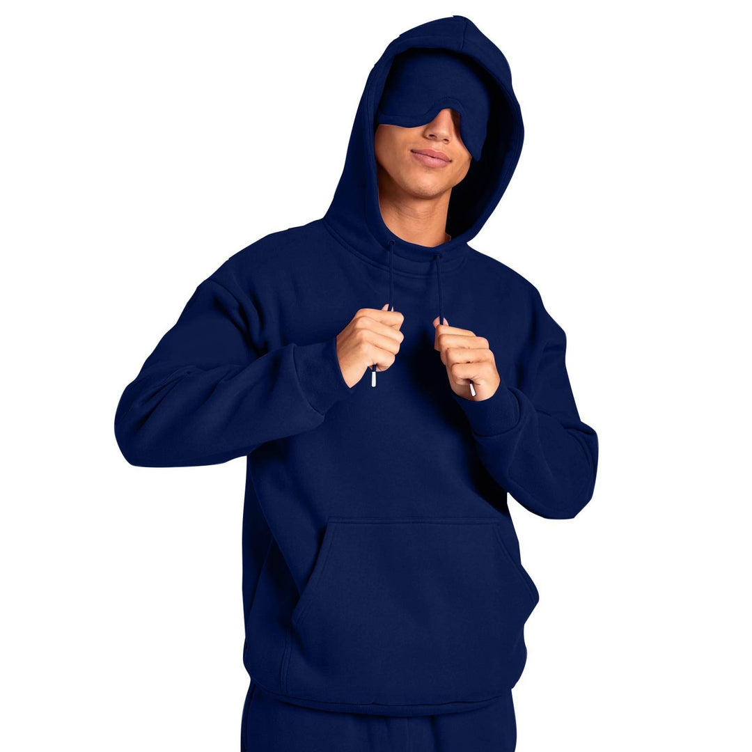 Herren Kapuzenpullover mit Kängurutasche und regulierbarem Tunnelzug Nord Taschen