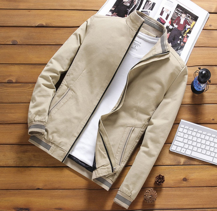 Herren  gefütterte Winterblousonjacke mit weichem Teddyfutter, winddichter Außenhülle und verdecktem Zweiwege-Reißverschluss Nord Taschen
