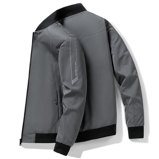 Herren Leichter winddichter Tech‑Bomber mit Rippbündchen und minimalistischen Nahtdetails Nord Taschen