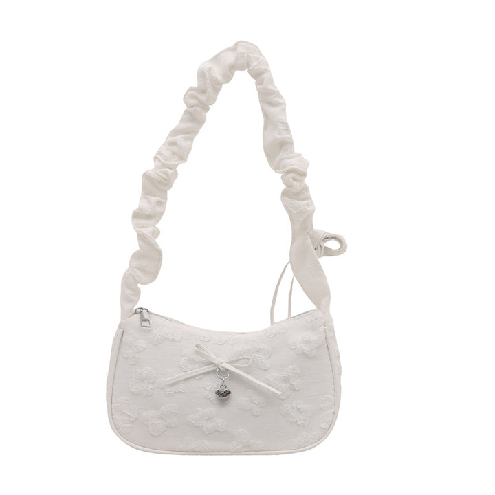 Damen modische Umhängetasche mit floralem Design und raffiniertem Tragegriff Nord Taschen