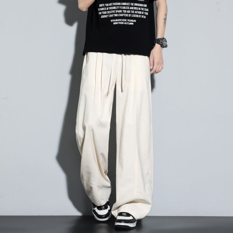 Damen Weite Lagen-Loungehose mit Cargo-Details & elastischem Tunnelzug Nord Taschen