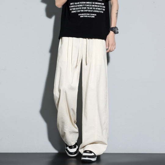 Damen Weite Lagen-Loungehose mit Cargo-Details & elastischem Tunnelzug Nord Taschen