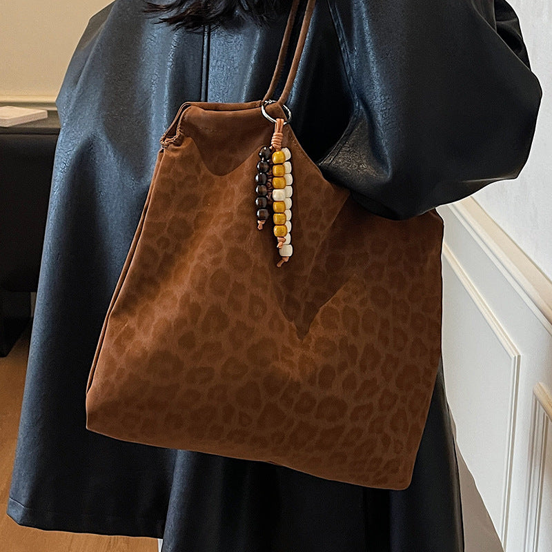 Damen Shopper-Tasche mit elegantem Leo-Design Nord Taschen