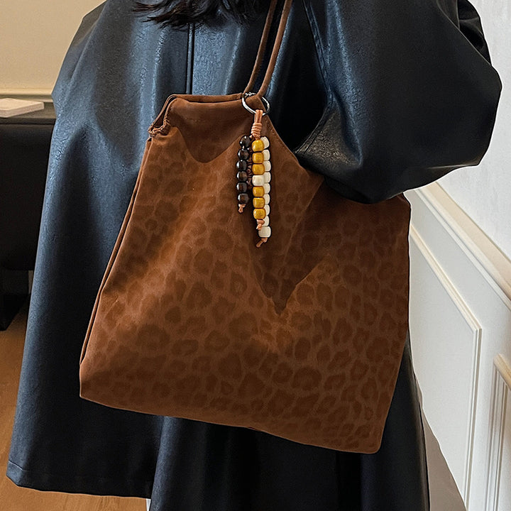 Damen Shopper-Tasche mit elegantem Leo-Design Nord Taschen