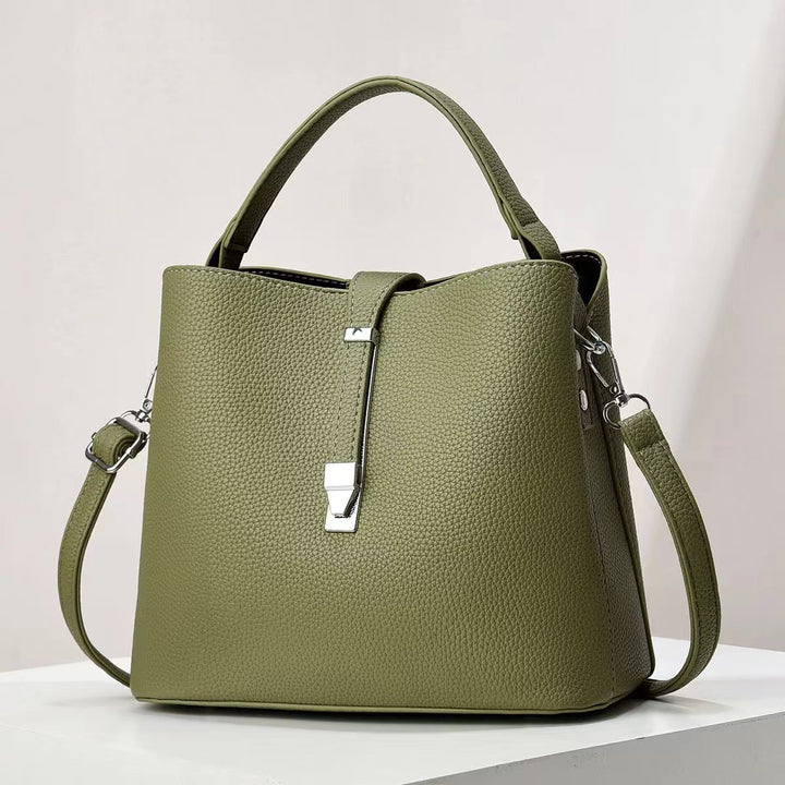Damen elegante Schultertasche mit strukturiertem Obermaterial Nord Taschen