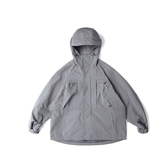 Unisex Wasserabweisende Oversize-Parka-Jacke mit Kapuze und Multifunktions-Taschen Nord Taschen