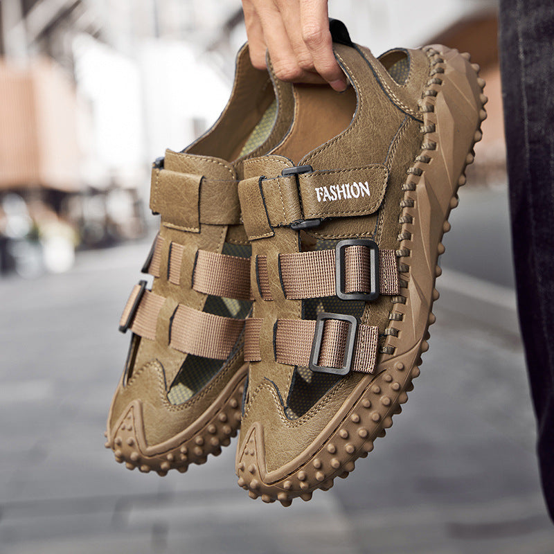 Herren Sportliche Freizeitsandalen mit verstellbaren Riemen und rutschfester Sohle Nord Taschen