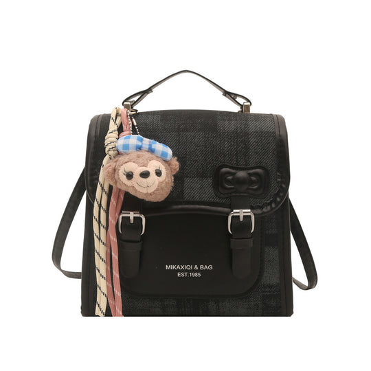 Damen Mini-Rucksackhandtasche mit verspieltem Tiermotiv Nord Taschen
