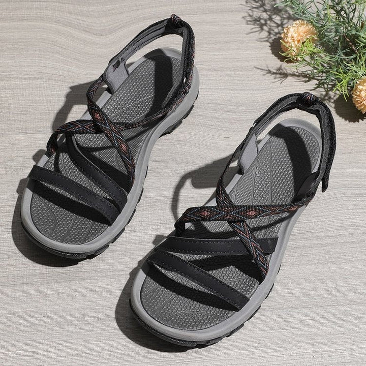 Damen Sportliche Sandalen mit ergonomischem Riemendesign und rutschfester Sohle