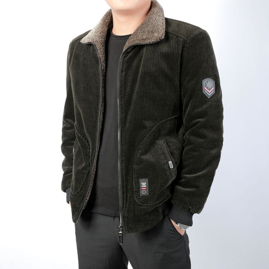 Herren Bequeme und stilvolle Cordjacke Nord Taschen