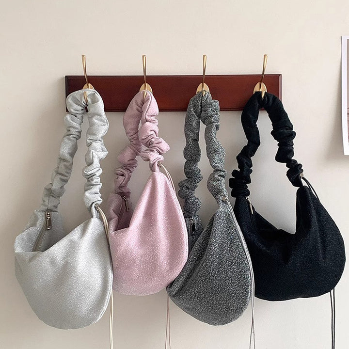 Damen Hobo-Tasche mit elastischem Tragegriff und geschmeidiger Oberfläche Nord Taschen