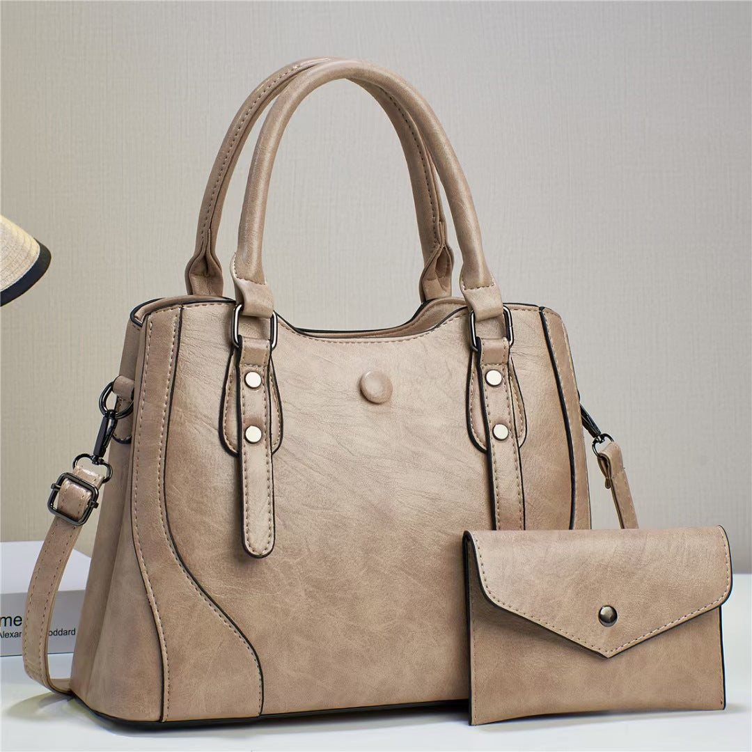 Damen Handtasche mit robustem Design und abnehmbarer Mini-Clutch Nord Taschen