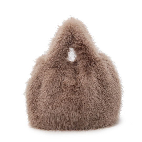 Damen stylische und flauschige Umhängetasche Nord Taschen