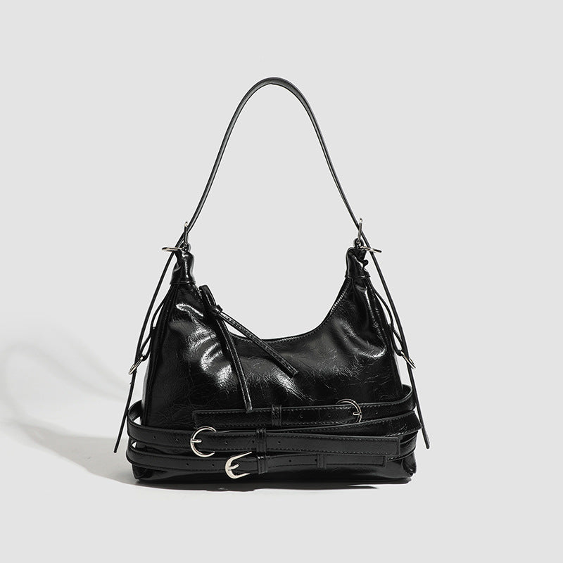Damen Schultertasche mit modernem Metallic-Finish und trendigem Design Nord Taschen
