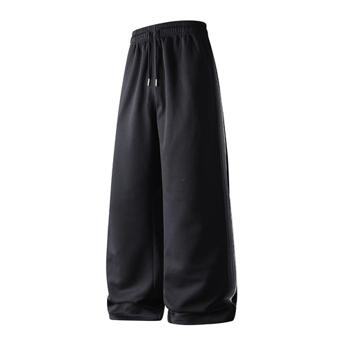 Herren weite Baggy-Trainingshose mit Tunnelzugbund, elastischem Komfortbund und seitlichem Streifendetail Nord Taschen