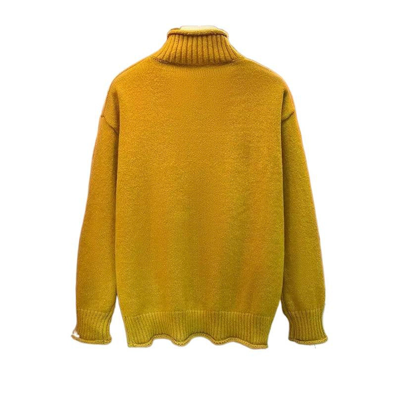 Unisex Komfortabler Reißverschluss-Strickblouson mit geradem Schnitt und Stehkragen Nord Taschen