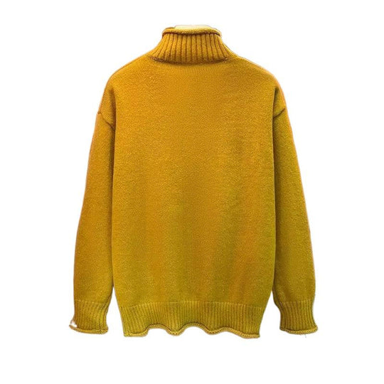 Unisex Komfortabler Reißverschluss-Strickblouson mit geradem Schnitt und Stehkragen Nord Taschen