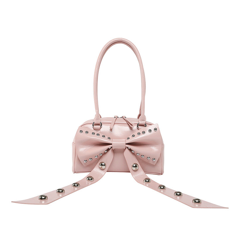 Damen Handtasche mit kreativen Schleifen-Details Nord Taschen