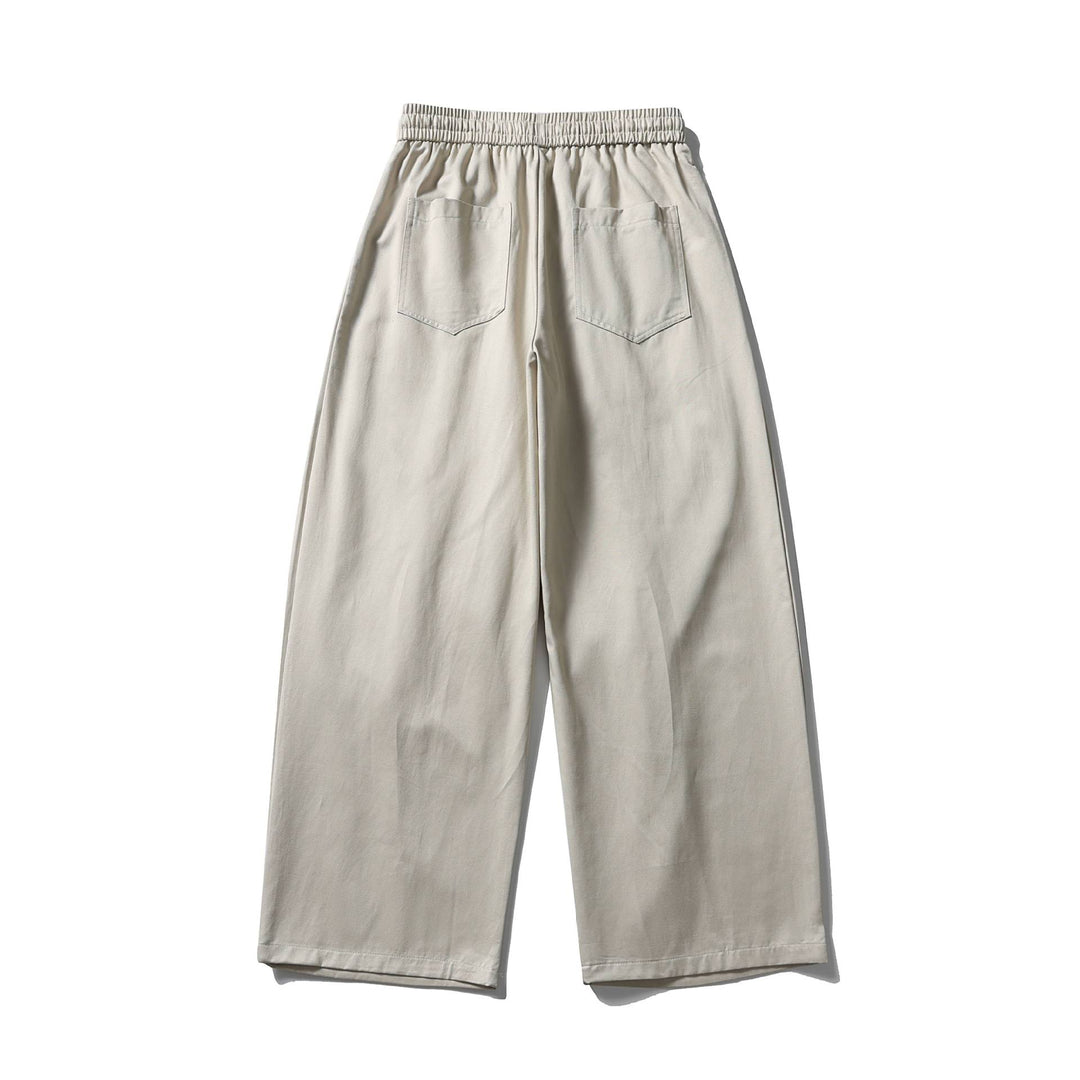 Damen Weite Culotte-Hose mit hohem elastischem Bund und Kordelzug Nord Taschen
