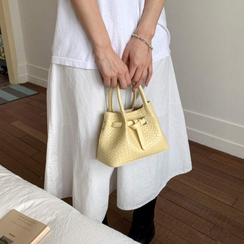 Damen elegante Handtasche mit geflochtenem Design Nord Taschen