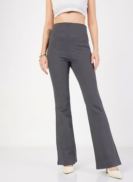 Damen Hoch geschnittene Bootcut-Hose Nord Taschen