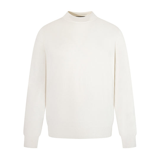 Herren Feinstrickpullover mit leichtem Stehkragen und gerippten Bündchen Nord Taschen