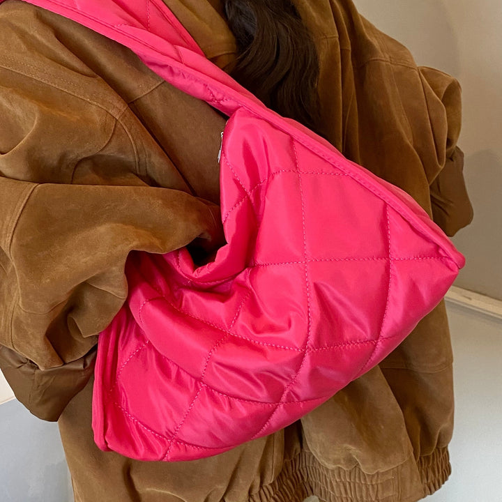 Damen Stepp-Hobo-Tasche aus strapazierfähigem Material Nord Taschen