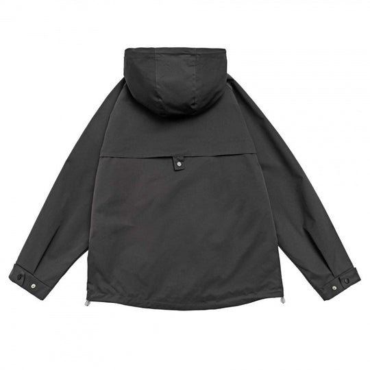 Unisex Oversize-Utility-Parka mit Kapuze, verdeckter Frontleiste und Multifunktions-Taschen Nord Taschen