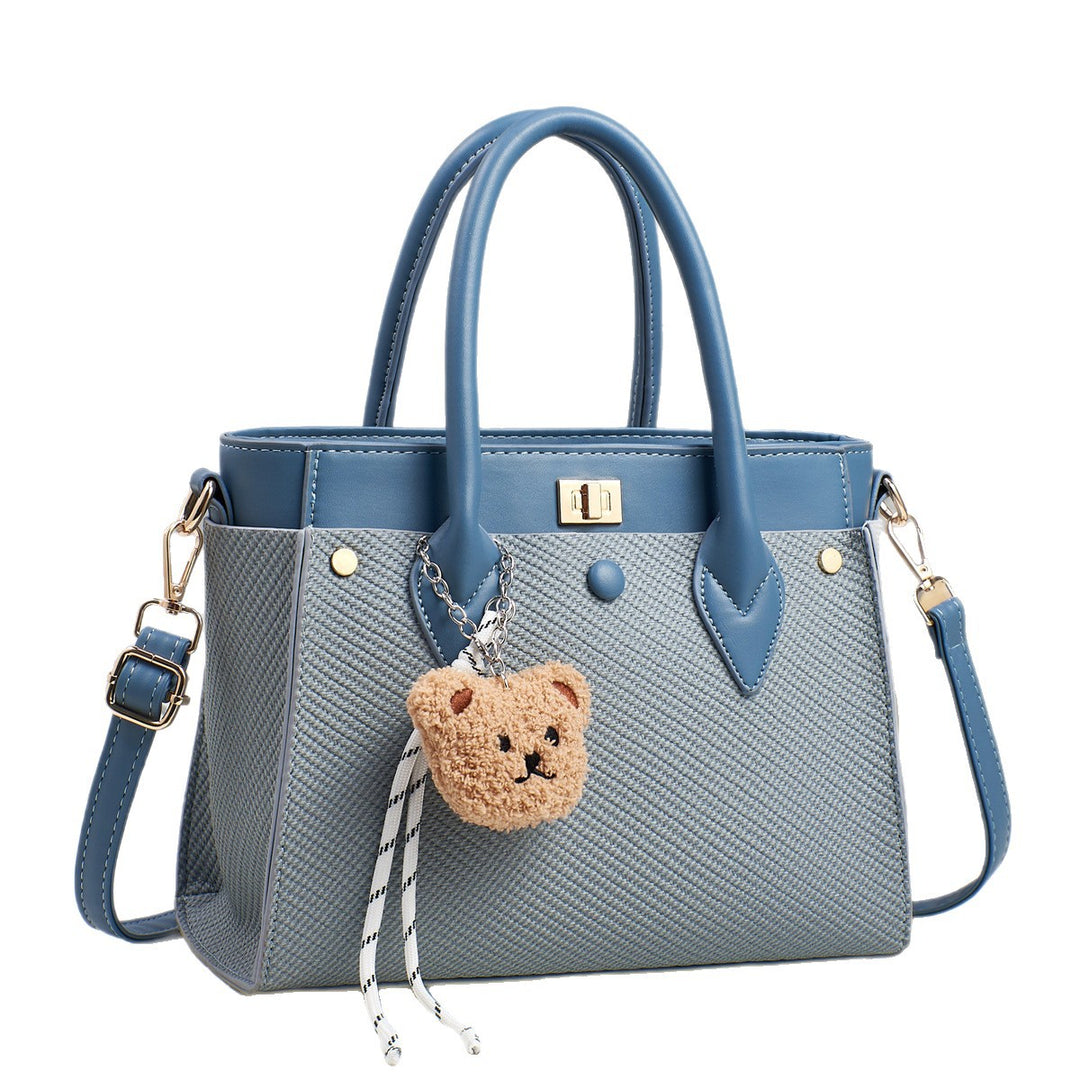 Damen Handtasche mit strukturiertem Design und abnehmbaren Trageriemen Nord Taschen