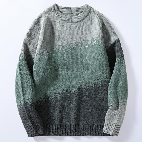 Damen Hochwertiger Rundhalsausschnitt Pullover Nord Taschen